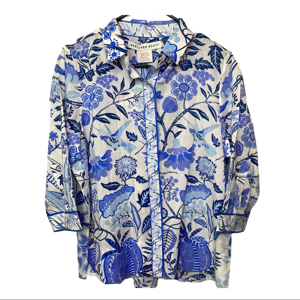 GRETCHEN SCOTT FLORAL BUTTON DOWN